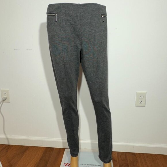 Michael Kors Gray Fashion Leggings - Size 6 - Picture 1 of 8